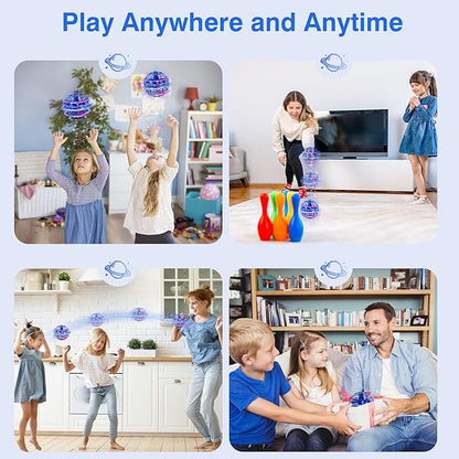 Flynova Pro Flying Spinner Ball - LED Hand-Controlled Flying Orb Drone